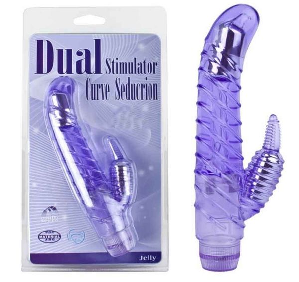 Multispeed-Vibrator Jack Jerry Dildo G-Punkt Klitoris-Massagegerät Weibliches Sexspielzeug # T701