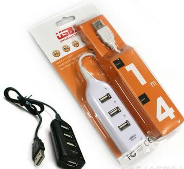 

высокоскоростной мини 4 порта usb 2.0 концентратор 60 см зарядное устройство кабель адаптер 1 м usb порт для портативных пк периферийные уст