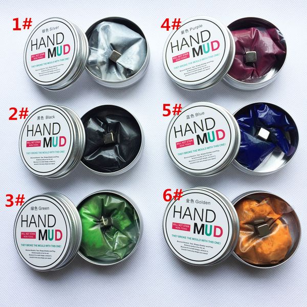 

learning education toys magnetic rubber mud hand gum silly putty magnet clay dough modeling plasticine ferrofluid handmade diy play