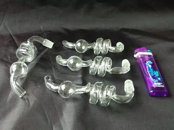 Gears accessori per bong in vetro da passeggio, pipe per fumatori in vetro colorato mini multi-colori Hand Pipes Best Spoon glas