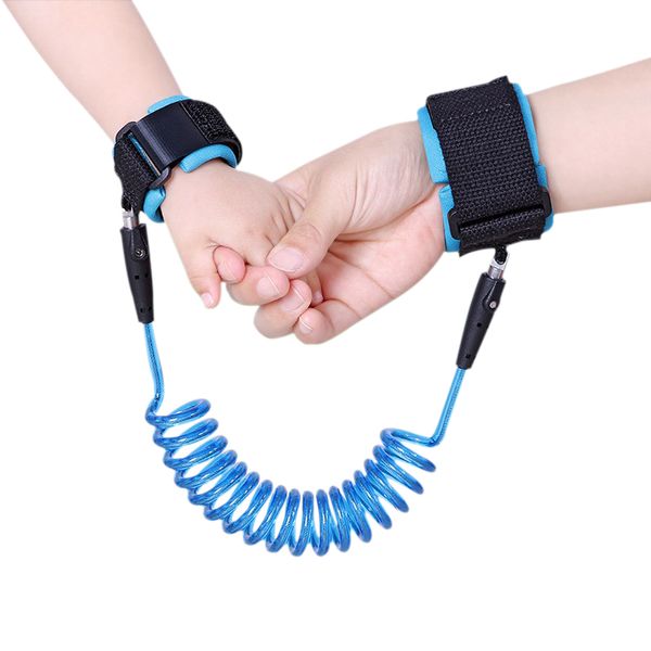 

2m 360 rotating kids safety wristband leashes anti lost wrist link baby toddler harness leash strap adjustable braclet parent baby game