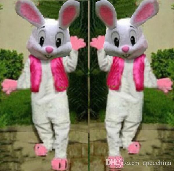 Neues OSTERHASEN-MASKOTTCHENKOSTÜM Bugs Rabbit Hare Cartoon Character Mascotte Suit EMS-freies Verschiffen