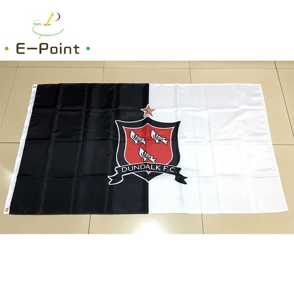 Ирландия Dundalk FC 3 * 5FT (90 см * 150см) Полиэстер Флаг Баннер Украшение Летающие Главная Садовые Флаги Праздничные подарки