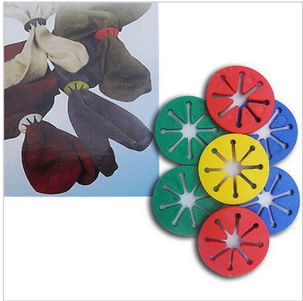 

5 шт. / Компл. Держатель Носка Кольца Красочные Организаторы Носка Сортировщики За