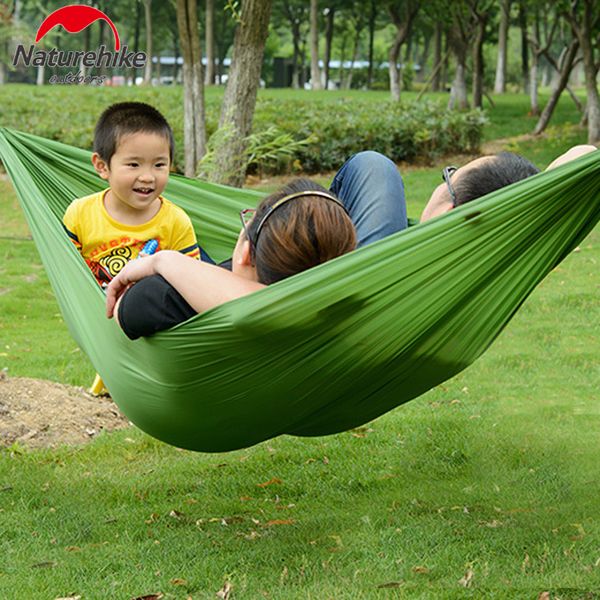

wholesale- portable nylon two persons hammock parachute parachute fabric hammock for travel hiking backpacking camping hammock 270 x 150cm