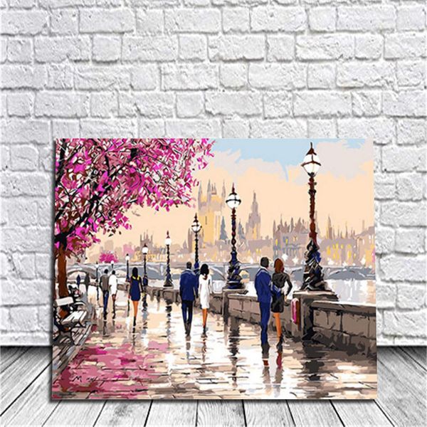 Compre Pintura De Bricolaje Pintura Al Oleo Digital De La Mano