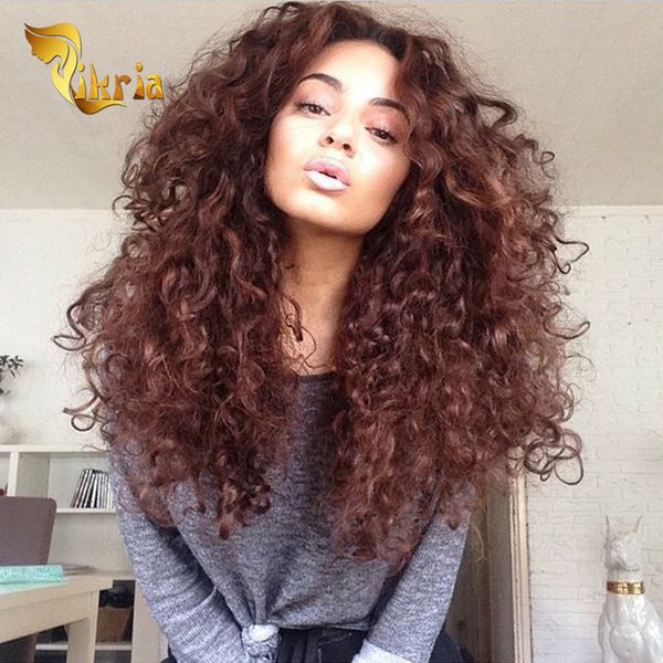 

silk base full lace wigs brazilian indian malaysian peruvian human hair lace front wigs brown deep wave glueless full lace wigs, Black;brown