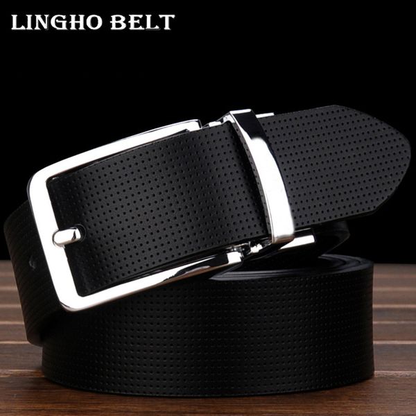 

wholesale- 2017 new fashion real leather mens belt two color dual-use designer belt men luxury casual jeans belts for men yd23, Black;brown