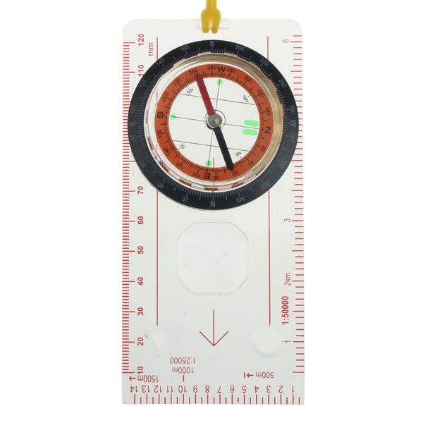 

wholesale-2016 outdoor portable hiking camping ruler map magnifier liquid filled compass nov12