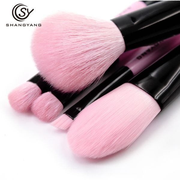 

sy марка набор кистей для макияжа мини портативный кисти kit синтетических волос и коза волос косметические инструменты профессиональный мак