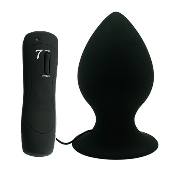 AFDRODISIA 5/6/7 cm 7 Modo Ventosa Silicone Vibrador Brinquedos Sexuais para Mulher Grande Estimulador Vibrador Anal Butt Plug Produtos Do Sexo 17901