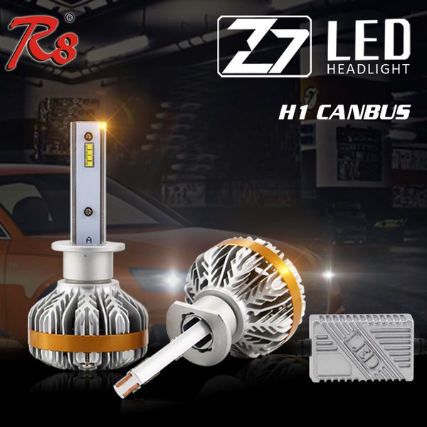 

1 компл. Z7 H1 50 Вт 6000LM светодиодные фары супер тонкий преобразование комплекты LUMILED