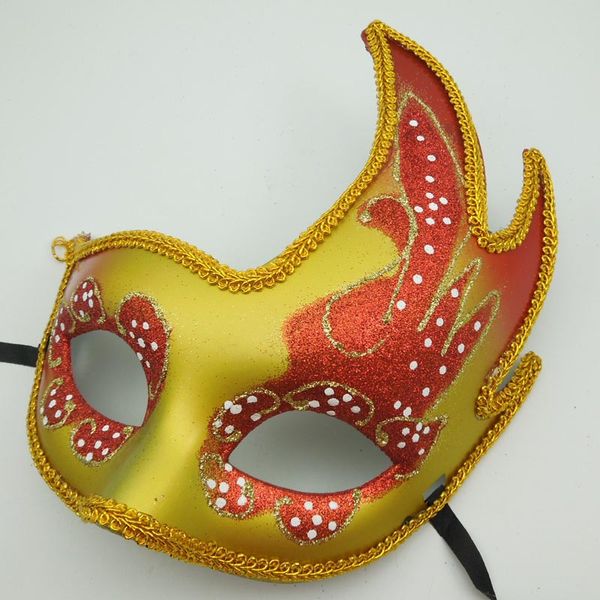 Luxury Masquerade Party Peacock Mask Halloween Costume Half Face