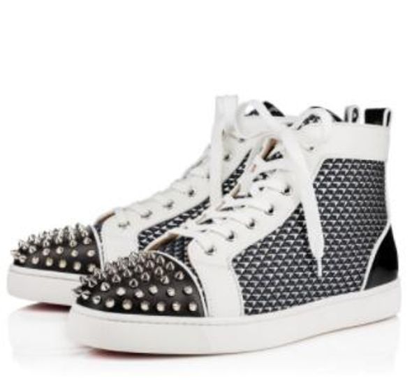 

sneakers studded women casual flats red bottom shoes lovers designer high party 2017 new luxury and spikes men leisure for dbbno, Black