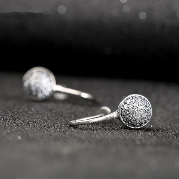 

memnon jewelry 925 sterling silver dazzling droplets earrings hooks pave clear cz drop earrings for women 2016 christmas gift11, Golden;silver