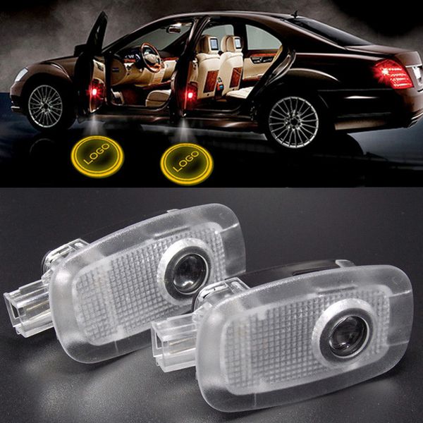 

LED Car door courtesy laser projector Logo Ghost Shadow Light For Mercedes W221 benz S Class AMG S500 S350 S63 S65