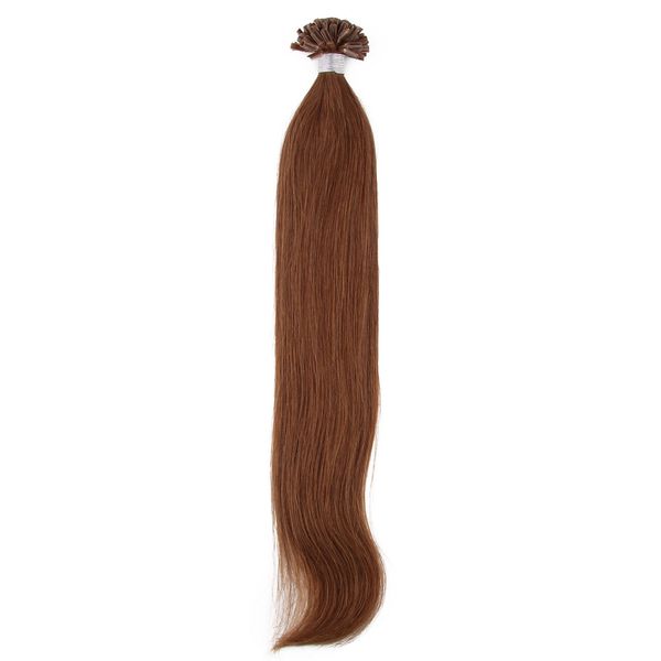 100g 0 5g Strand U Tip Hair Extensions Human Strands Pre Bonded