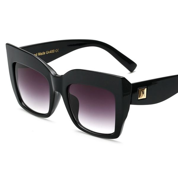 

el ciero fashion sunglasses for men & women designer cateye sun glasses modern stylish cat eye shades eyewear uv400, White;black