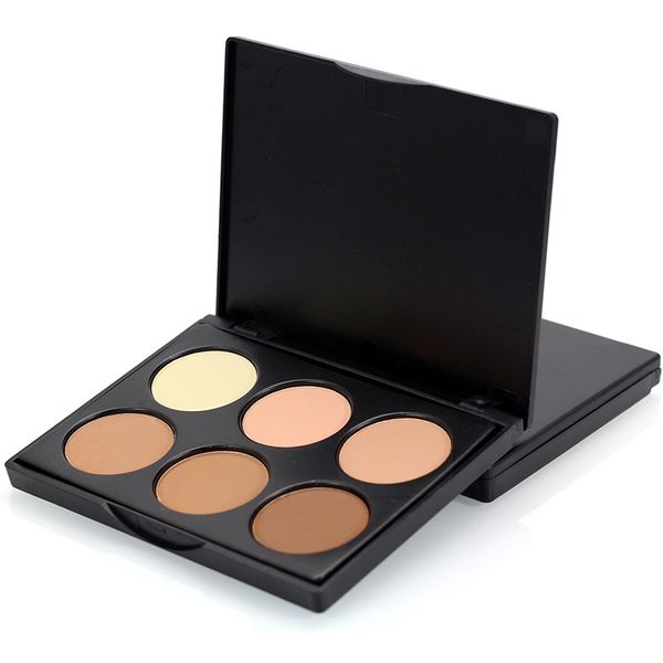 

wholesale- maquillage crazy feng face bronzer makeup corretivo paleta de contorno brightener shimmer highlighter make up contour palette