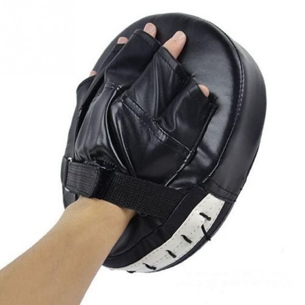 

sanda martial muay thai kick kit black karate training mitt focus punch pads gloves sparring boxing bags defense target wholesale