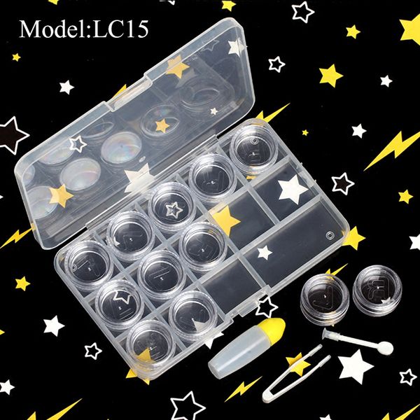 

Lc15 eyegla e ca e hot elling cry tal di play box tran parent contact len