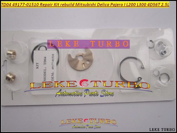 Kit di riparazione Turbo raffreddato ad olio Kit di ricostruzione TD04 49177-01510 49177 01510 Per Mitsubishi Shogun Delica Pajero I L200 L300 4D56 2.5L