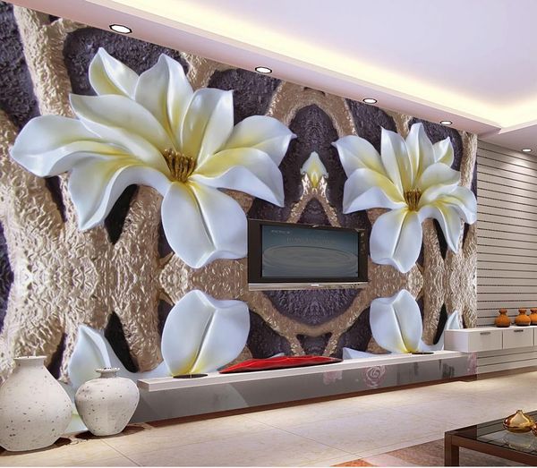 

custom any size modern backdrops stereo frescoes simple fashion background wall