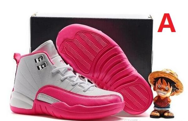 

12 kids shoes children 12 basketball shoes sports shoes youth sneakers for sale size: us11c-3y eu28-35, Black