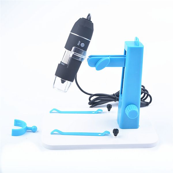 Freeshipping USB 0-1000X Microscópio Digital 8 LEVOU Levantamento Stand 2.0 MP Endoscópio Lupa Câmera com Software de Medição