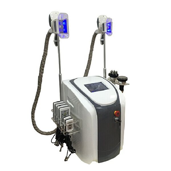 

4 in 1 multiunction cryolipoly i fat freezing lipola er cavitation rf limming machine with two cryo handle can work at the ame time