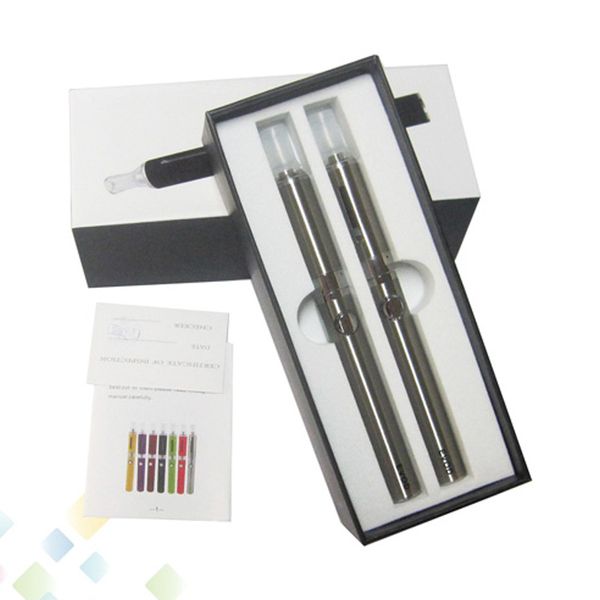 

Vapor E Cigarettes EVOD Double Kit EVOD MT3 kits 650MAH 900MAH 1100MAH EVOD Kit DHL Free