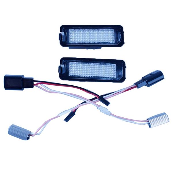 

car 2 pcs led license plate lamp light for vw golf4 golf5 golf6 polo phaeton ing