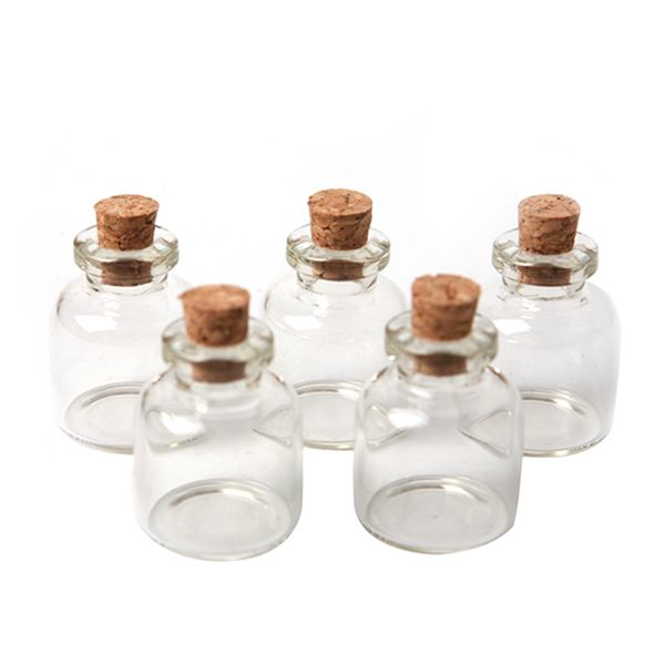2019 Wholesale Cork Stopper Small Glass Bottle Tiny Glass Jars