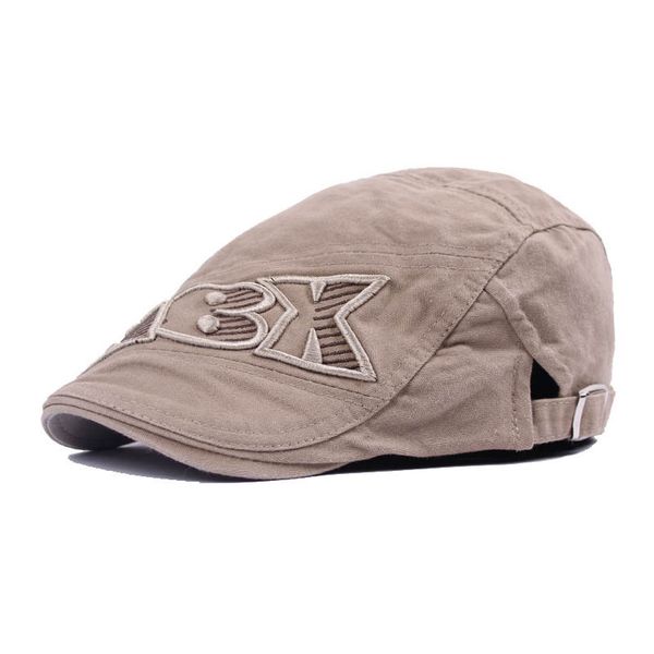 

wholesale-2016 new fashion male flat cap leisure men newsboy hat winter chapeau gentleman letter hat beret autumn bone, Blue;gray