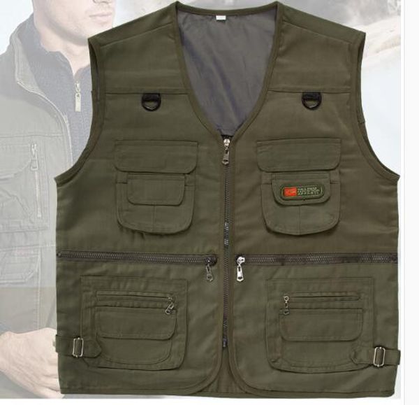 

Весна и осень новый мужской камуфляж жилет в пожилых мужчин досуг жилет мульти ка