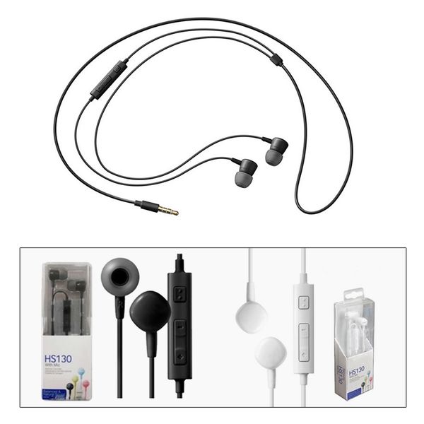 

H 130 headphone 3 5mm tereo mu ic earphone with mic earbud for am ung galaxy note7 7 6 cell phone copy