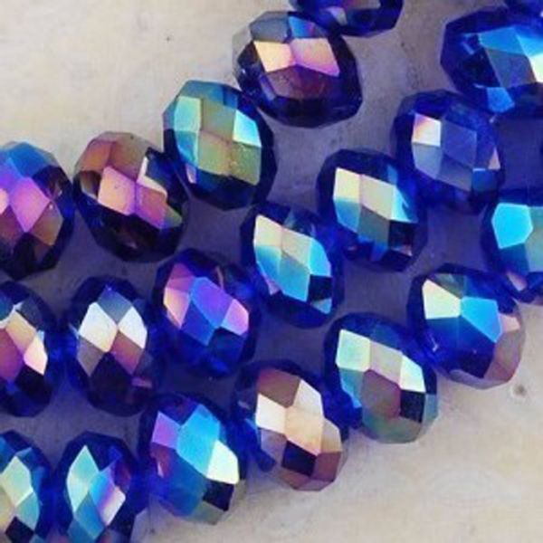 

1000pcs wholesale beautiful 4x6mm blue ab swarovski crystal gemstone loose beads bead