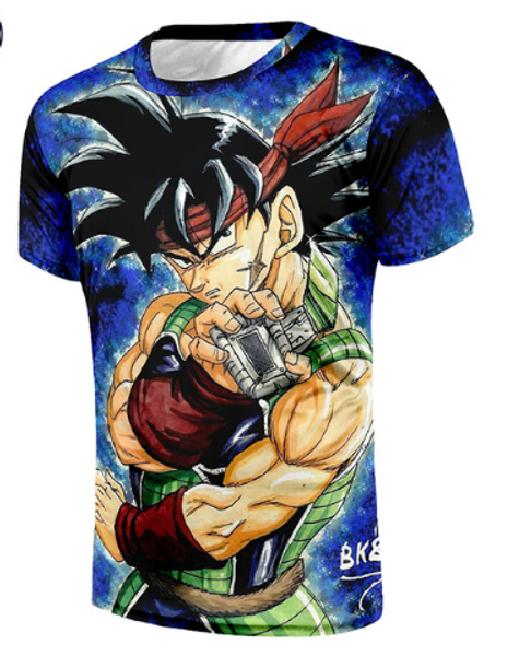 

новая мода мужская / женская dragon ball z мультфильм футболка летний стиль смешно унисекс 3d печати повседневная футболка aa287, White;black