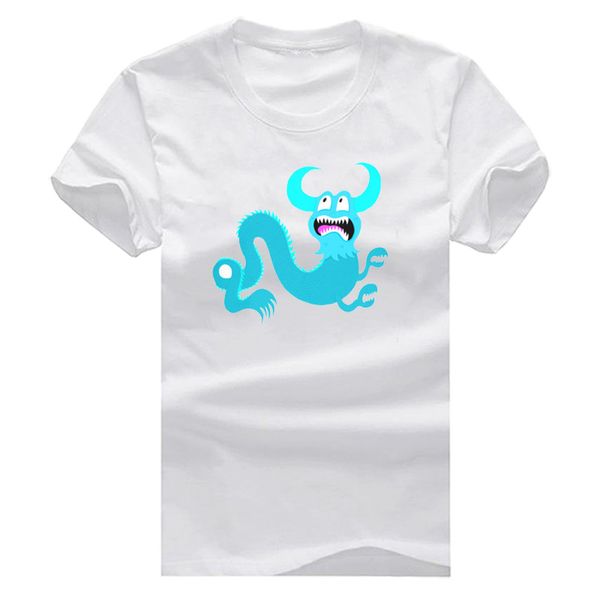 

sea monster новая мода человек футболка хлопок o шеи мужские с коротким рукавом мужская футболка мужской топы тройники оптовая, White;black