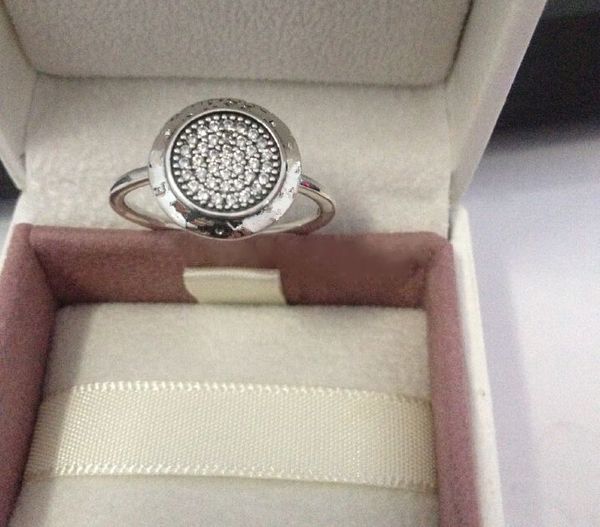

серебряное кольцо с цирконием 100% стерлингового серебра 925 кольца diy изготовление