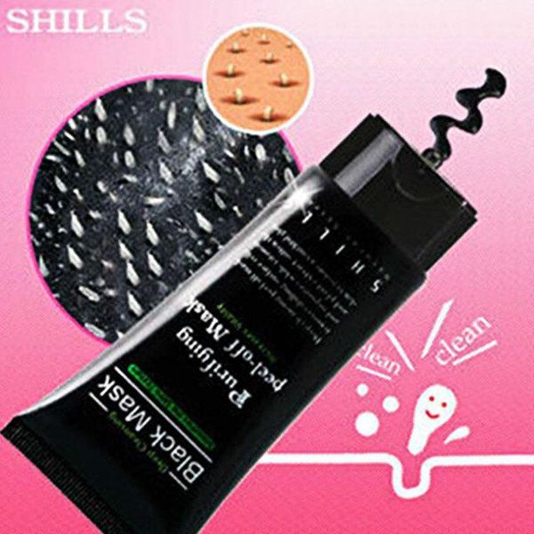 

2017 black suction mask 50ml shills deep cleansing purifying peel off black face mask remove blackhead peel masks
