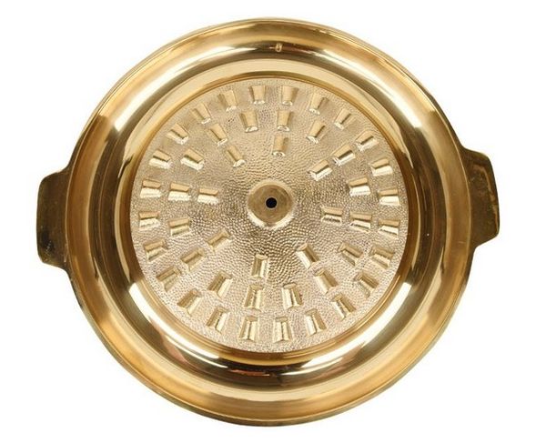 

korean barbecue dish water frying pan copper pan of portable stove ot bbq pan 027