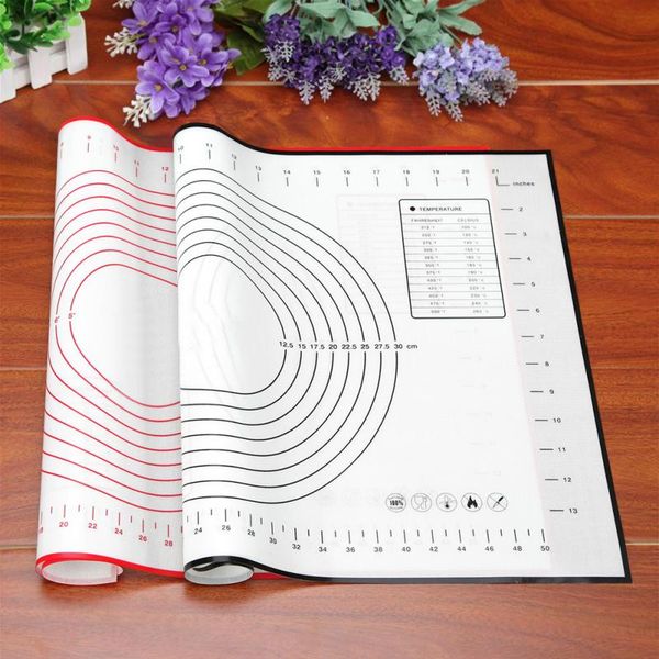 

wholesale- silicone fiberglass baking sheet rolling dough pastry cakes bakeware liner pad mat oven pasta cooking tools 60*40cm
