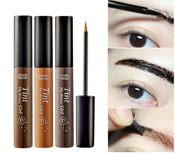 

ems/dhl fast shipping makeup brown eyebrow gel 3 colors cejas make up crayon sourcils waterproof eyebrow tint my brows pen maquiagem