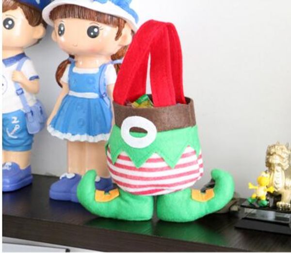 

рождественские украшения зеленые феи с ногой подарочный мешок конфеты конфеты мешок рождественские украшения праздничные праздничные праздни