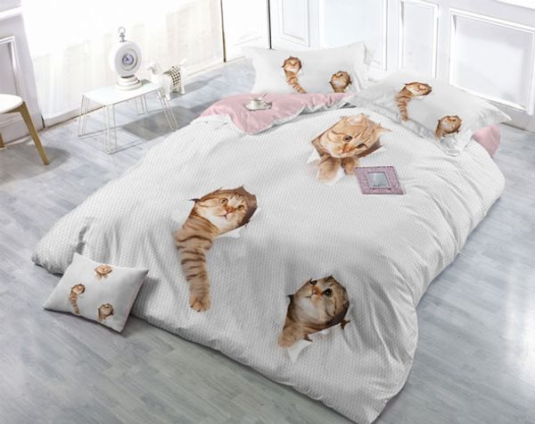 Custom Drawings Can Be Customized 3d Likable Cats Digital Printing
