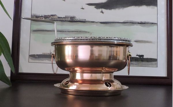 

copper barbecue grills charcoal stoves bbq grill 30*18cm 029