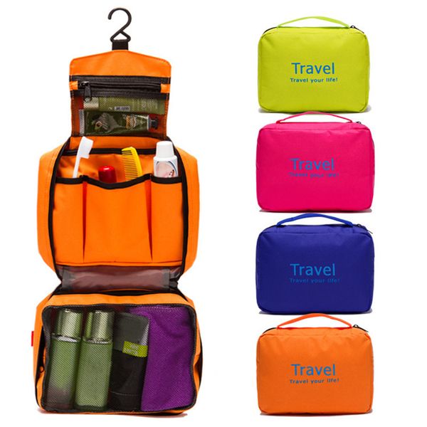 

wholesale- portable multifunctional organizer traveling bag woman toiletry makeup kit bag storage waterproof cosmetic bag