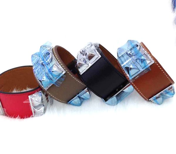 

luxury designer jewelry women bracelets mens bracelets fashion bracelet leather bracelets jewelry lucky charms nail bracelet, Black