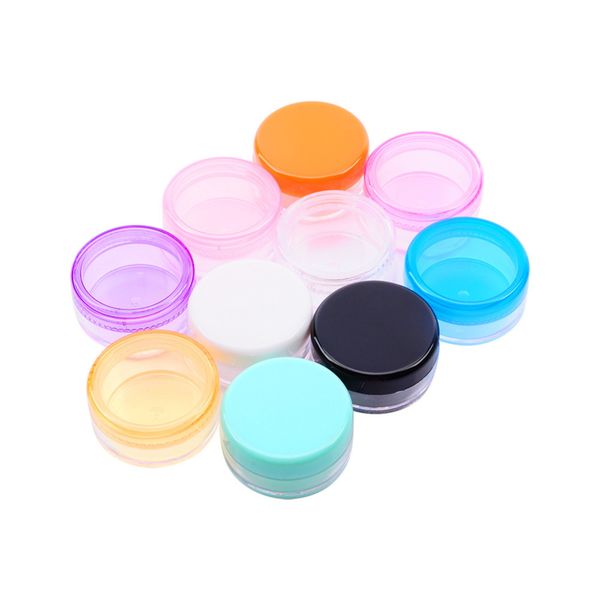 

3g 5g cosmetic empty jar pot eyeshadow makeup face cream container bottle trial samples makeup face cream lip balm container f201731